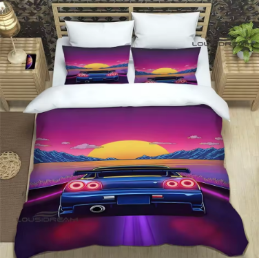2/3 Piece Set of Bedding Set Duvet Cover Pillowcase, Suitable for Home Bedroom, Guest Room (1*Duvet Cover + 1/2* Pillowcase)