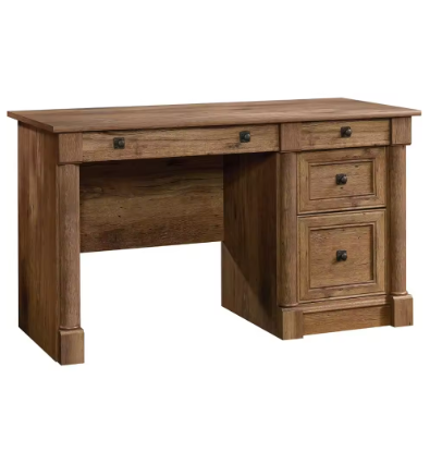 Sauder Palladia Computer Desk, Vintage Oak finish